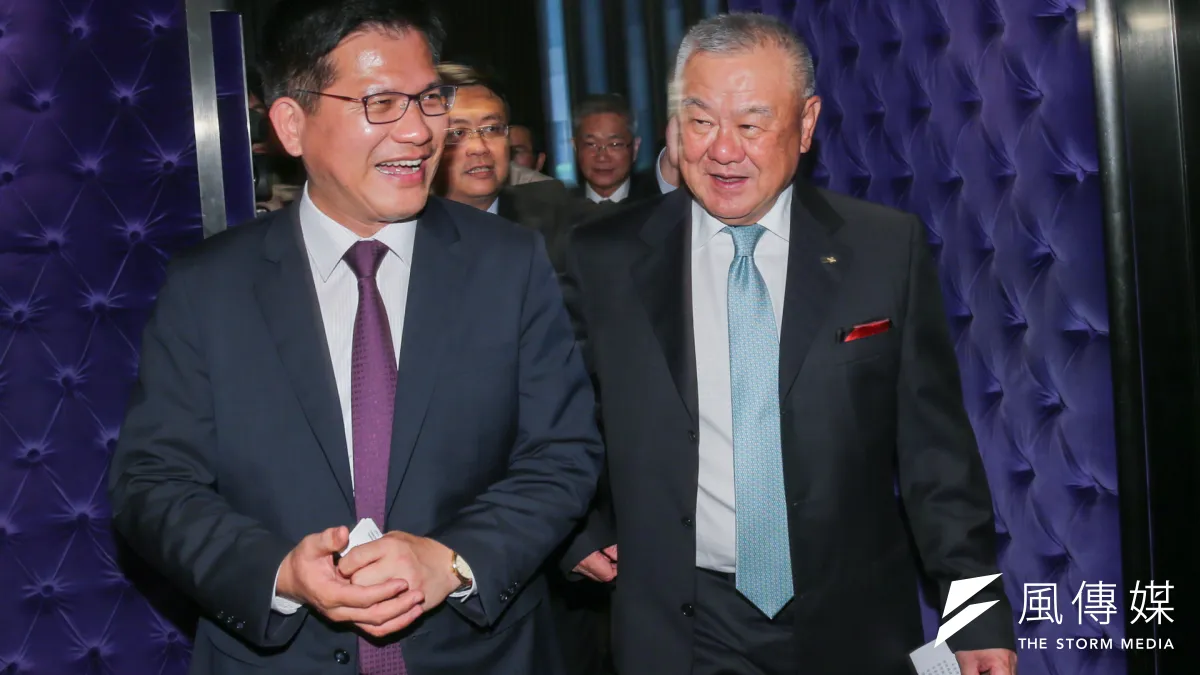 台中市長林佳龍出席中華民國工商協進會理監事會,向工商大老招商,並回應設廠相關的土地、供電問題。(陳明仁攝)
