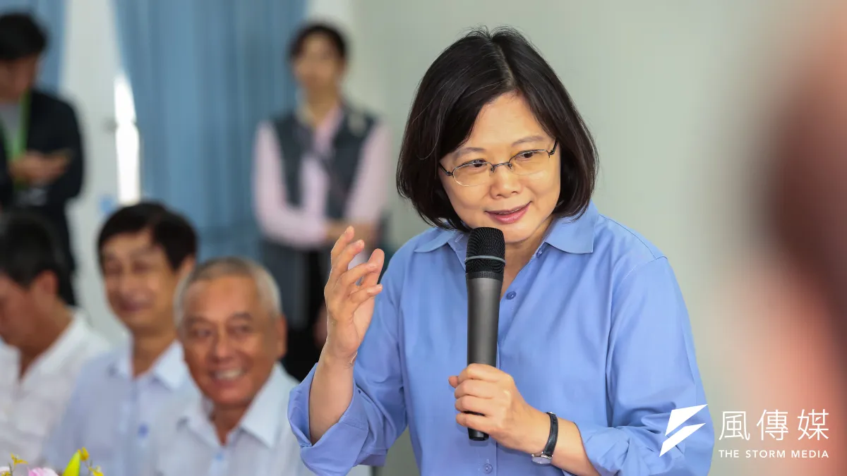 民進黨主席、總統參選人蔡英文(顏麟宇攝)