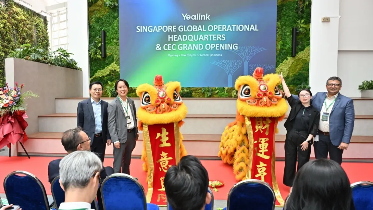 Yealink Upgrades Singapore Global Operational HQ and Opens New Customer Experience Center