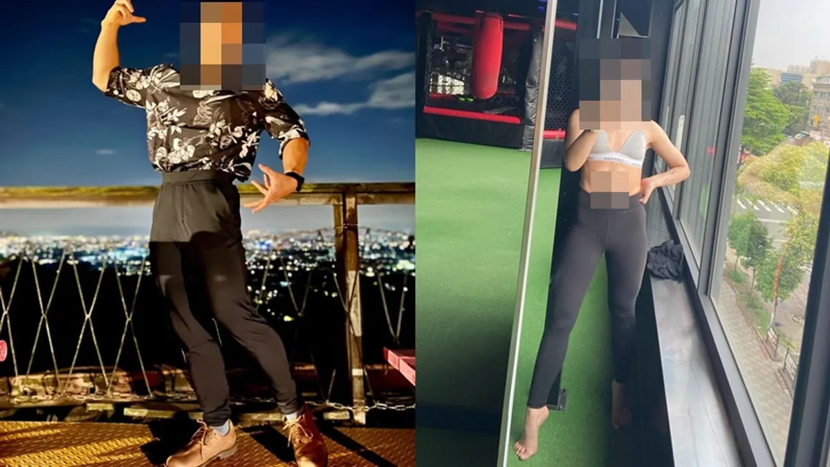 朱男疑似劈腿小三被抓到才會在超商情緒失控。(圖/翻攝自當事人IG) 朱男疑似劈腿小三被抓到才會在超商情緒失控。(圖/翻攝自當事人IG)