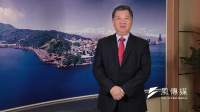 高雄銀行董事長朱潤逢表示,某媒體報導利率部分內容與事實有重大落差。(圖/徐炳文攝)