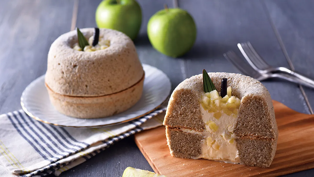 超可愛的茶蘋果蛋糕,到台中一定要買啊!(圖/ 台中好生活提供) 超可愛的茶蘋果蛋糕,到台中一定要買啊!(圖/ 台中好生活提供)