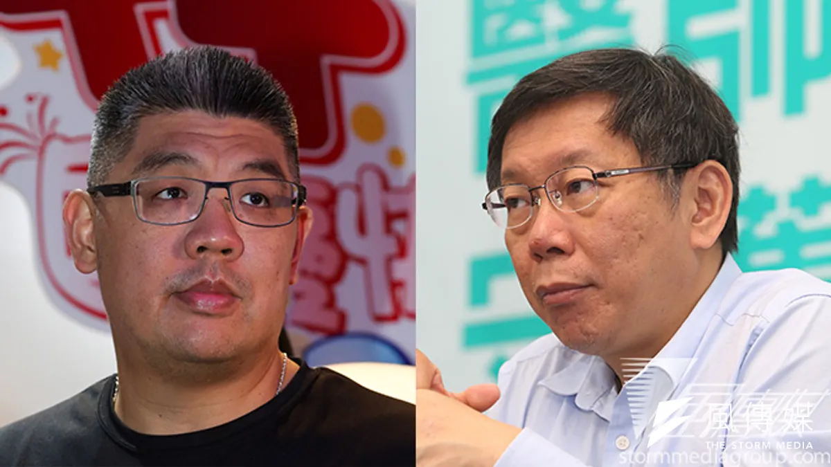 2014兩個素人角逐台北市長選舉,連英國國會議員訪台都有興趣觀察。(吳逸驊、余志偉攝/鄭力緯合成) 2014兩個素人角逐台北市長選舉,連英國國會議員訪台都有興趣觀察。(吳逸驊、余志偉攝/鄭力緯合成)