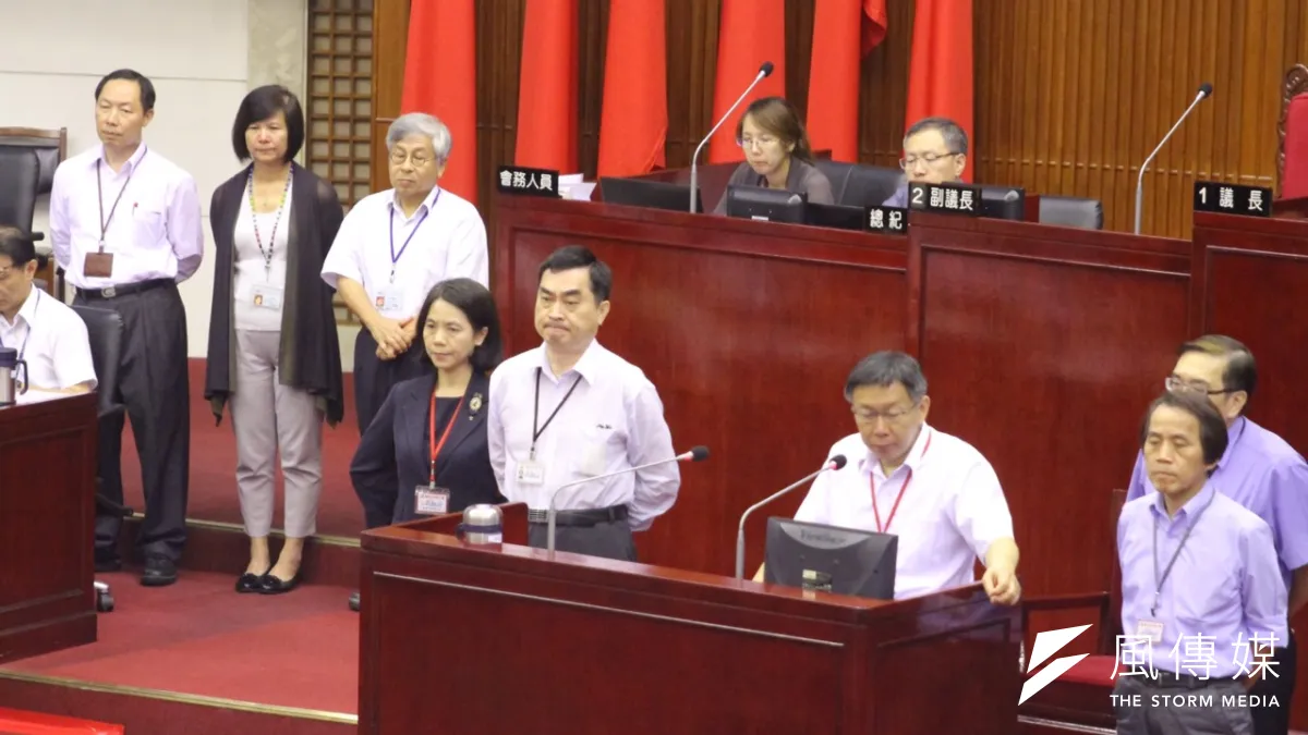 藍綠市議員痛批柯市府團隊不願溝通。(資料照片,曾原信攝)
