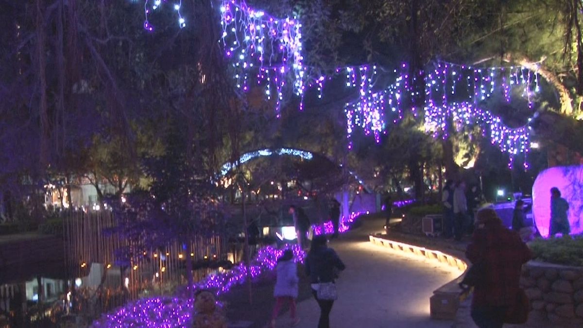 迎接新年 竹市護城河「亮」起來 迎接新年 竹市護城河「亮」起來