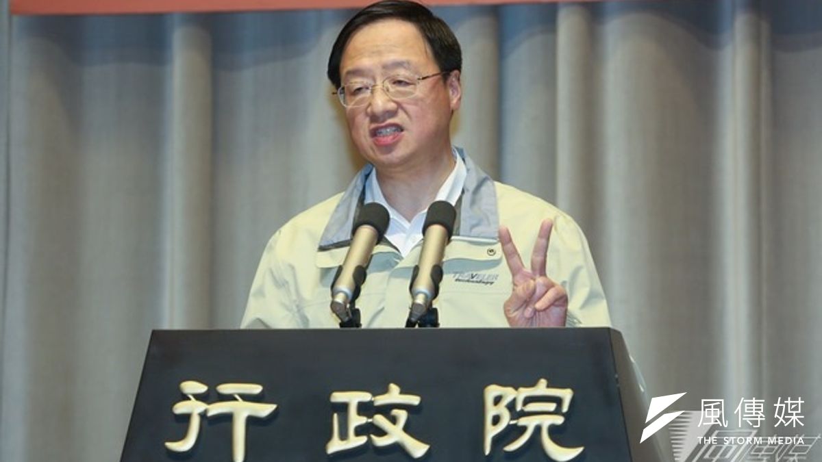 行政院長江宜樺22日批評,反服貿代表「逢中必反」思維。(余志偉攝) 行政院長江宜樺22日批評,反服貿代表「逢中必反」思維。(余志偉攝)