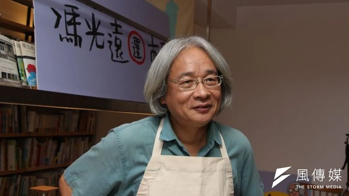 郭台銘點名林志玲接棒冰桶挑戰,無黨籍台北市長選人馮光遠點名郭台銘,「醜態畢露。」(資料照,葉信菉攝)