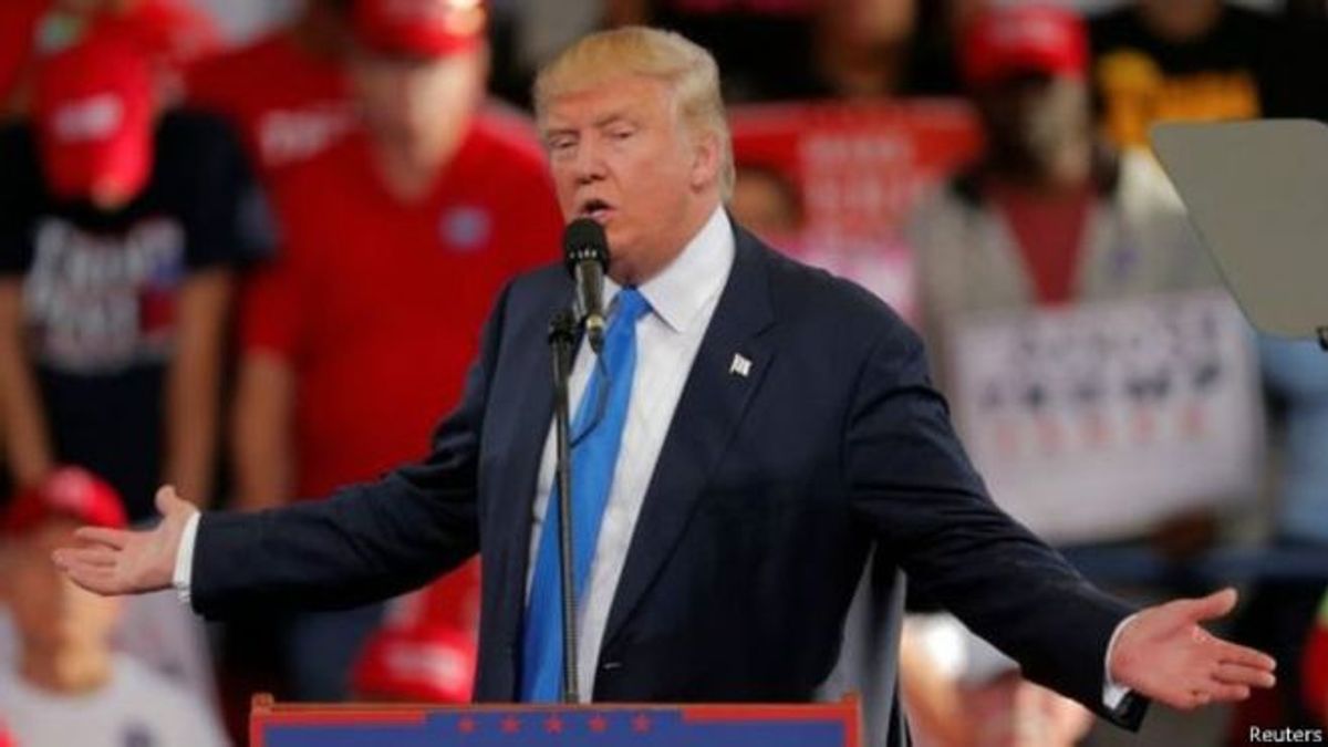 中國媒體對川普當選表示吃驚。(BBC中文網) 中國媒體對川普當選表示吃驚。(BBC中文網)