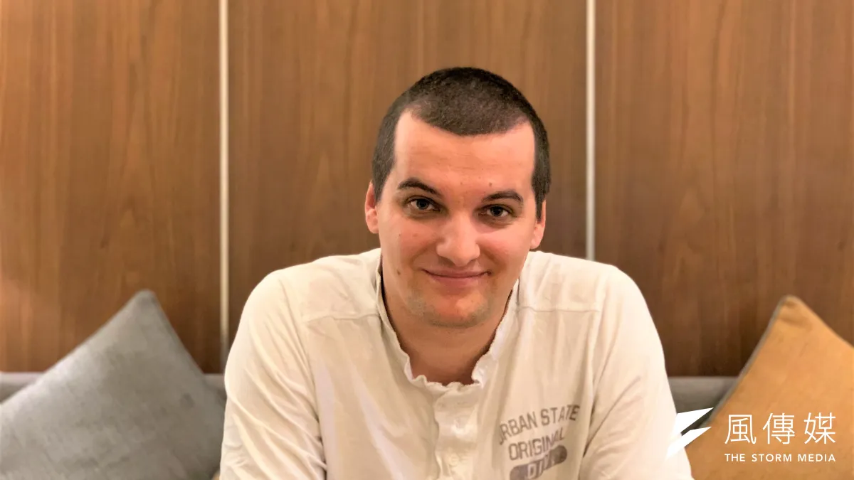 捷克資安專家楊達(Jakub Janda)(簡恒宇攝)