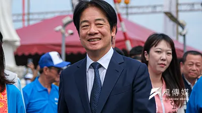 總統賴清德(中)就職將滿一周年,台灣民意基金會於19日發布最新民調。(資料照,劉偉宏攝)