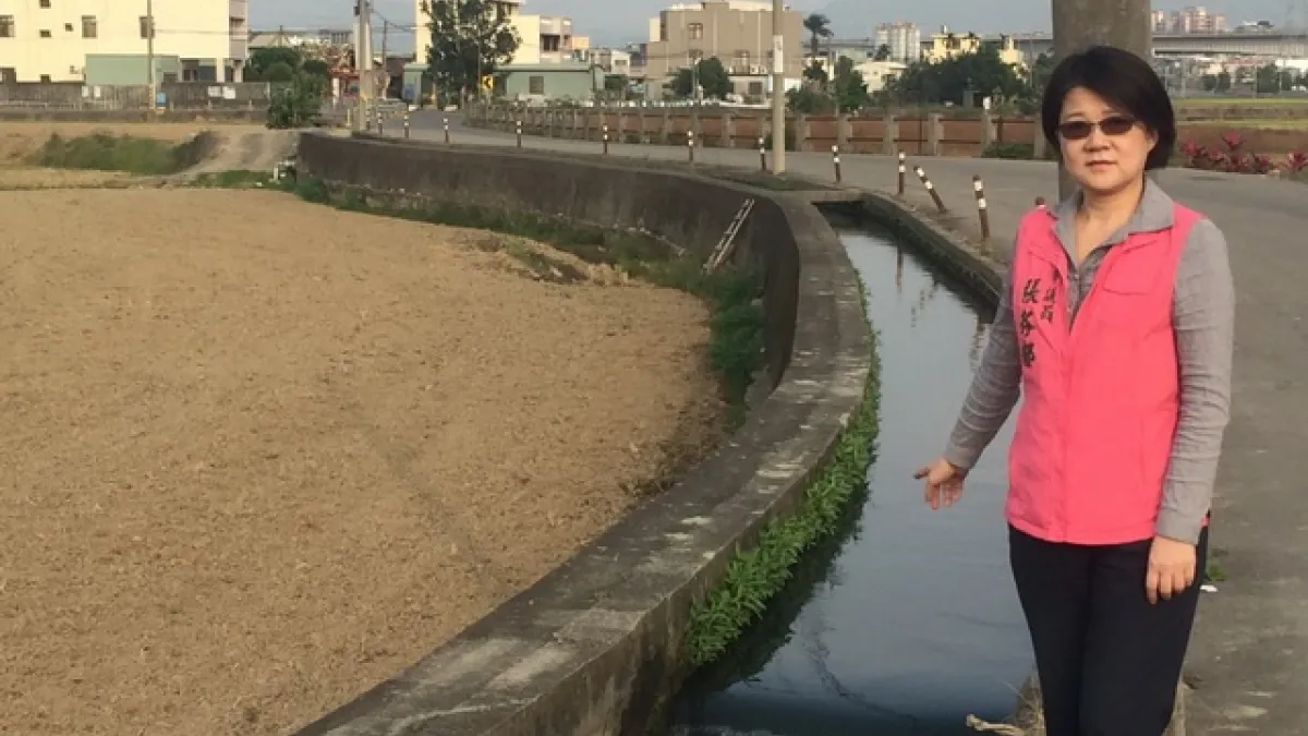 大里水質汙染居台中最嚴重 議員張芬郁促市府管制