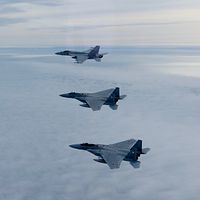 航空自衛隊のT-4練習機1機が愛知県の小牧基地を離陸し、途中でレーダーから消失したことが確認された。画像はイメージとして、日本のF-15を示している。(資料写真、アメリカ海軍の公式サイトより) 航空自衛隊のT-4練習機1機が愛知県の小牧基地を離陸し、途中でレーダーから消失したことが確認された。画像はイメージとして、日本のF-15を示している。(資料写真、アメリカ海軍の公式サイトより)