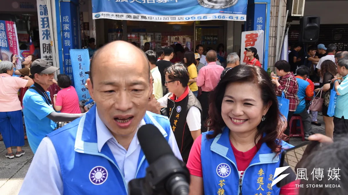 作者表示,也許年底選戰老天爺的神來一筆,就是韓國瑜。(資料照,徐炳文攝)