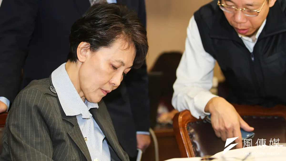 黃昭順說,整個法律當時可說是為中研院「量身訂做」,她和民進黨立委林岱樺「笨得要死」去修法。(陳明仁攝)