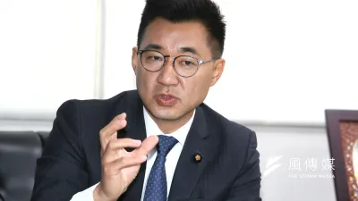 江啟臣指出,國民黨會輸,是因為面對主流民意與社會脈動已跟不上時代。(柯承惠攝)