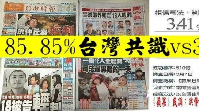洪仲丘案一審判決,社會多數評論認為過輕。(取自全國支持洪仲丘案連署運動臉書)