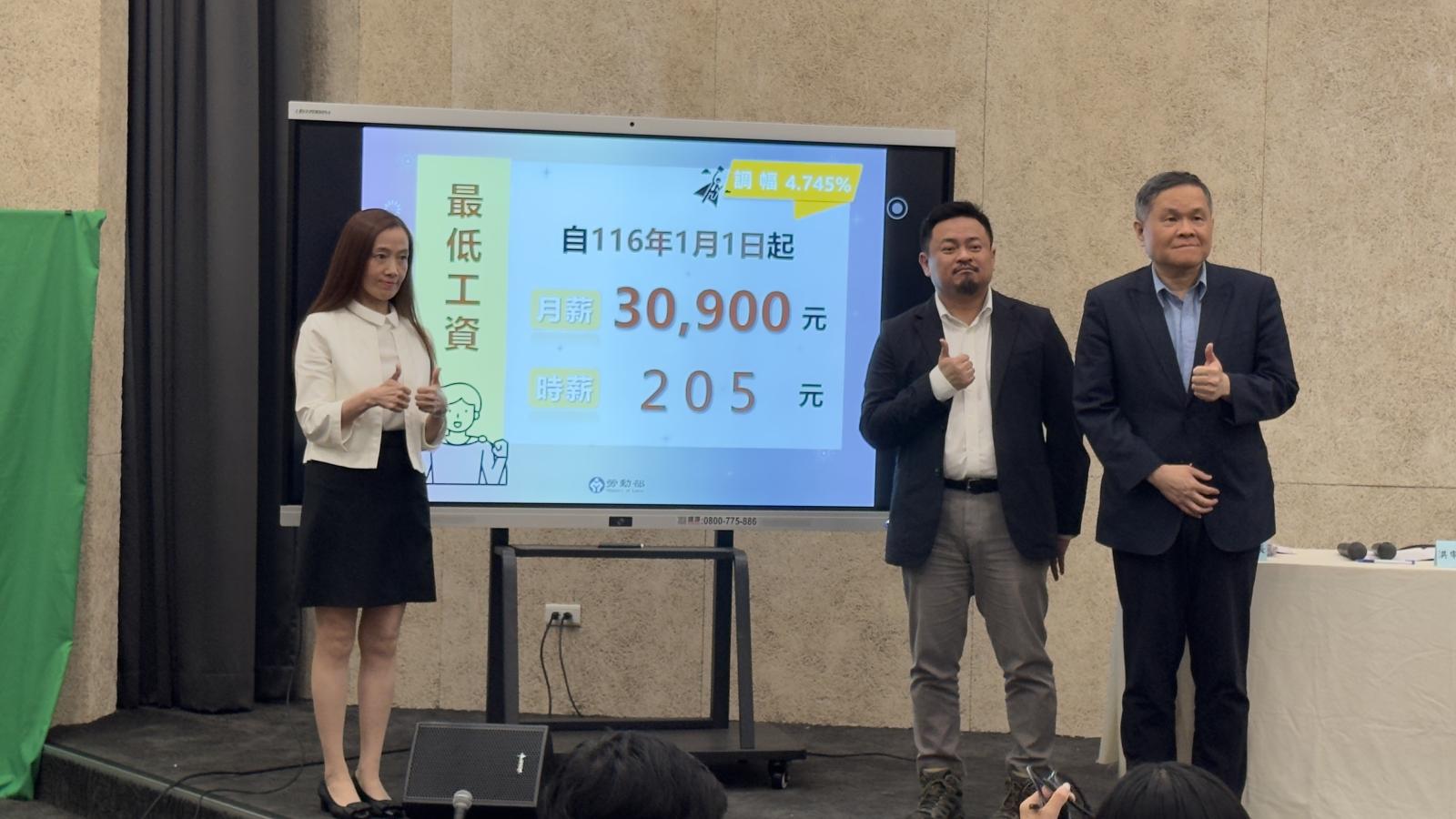 最低工資調漲4.745%首破3萬!洪申翰拍板前致電龔明鑫談「這件事」