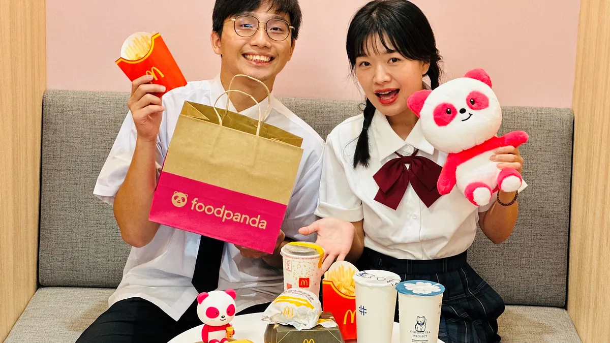 外送成為 Gen Z與學生族群最依賴的生活補給工具。圖片來源:foodpanda 外送成為 Gen Z與學生族群最依賴的生活補給工具。圖片來源:foodpanda