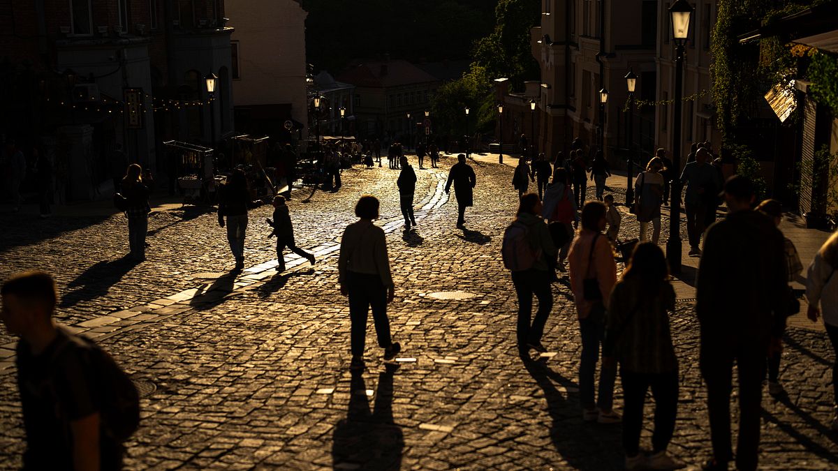 2024年4月27日,烏克蘭首都基輔一景。(美聯社) 2024年4月27日,烏克蘭首都基輔一景。(美聯社)