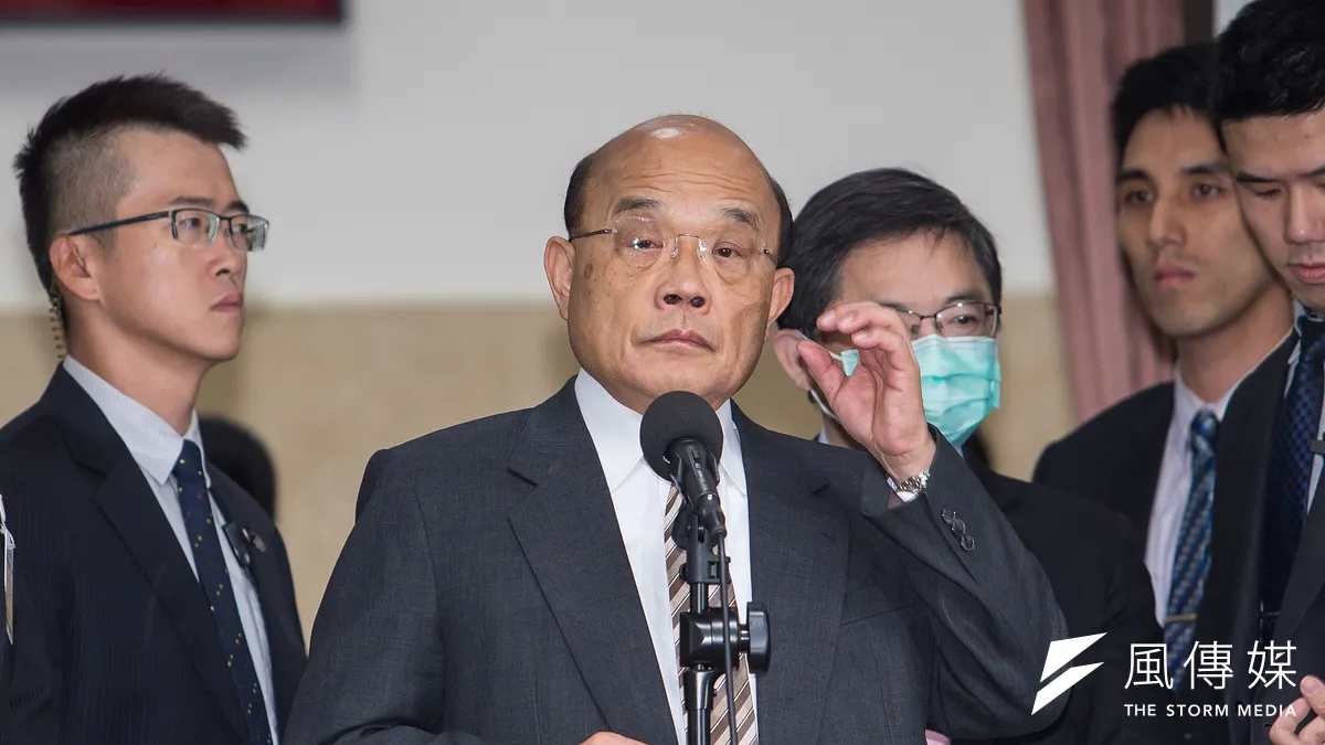 行政院長蘇貞昌(見圖)表示,國民黨團都抬著道具豬進進出出8次,都「豬八戒」了,不知道還要豬幾戒。(資料照,顏麟宇攝) 行政院長蘇貞昌(見圖)表示,國民黨團都抬著道具豬進進出出8次,都「豬八戒」了,不知道還要豬幾戒。(資料照,顏麟宇攝)