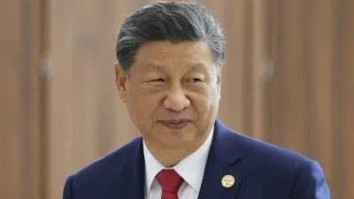 中國國家主席習近平出席俄羅斯主辦的金磚峰會。(美聯社)