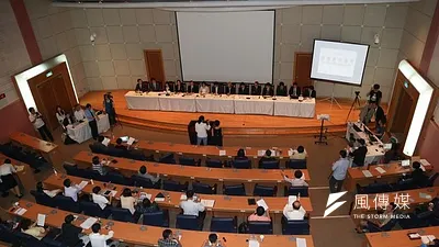 前大法官許玉秀等人籌畫數月,準備在14日舉行模擬憲法法庭,討論同志婚等問題,但反方卻臨陣於13日晚間宣布退出。(余志偉攝)