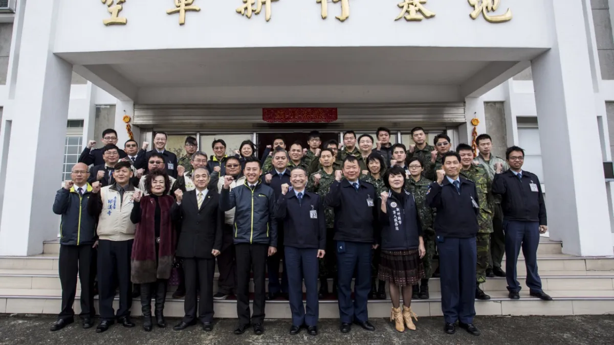 年節至 林智堅前往499聯隊慰問新竹駐軍