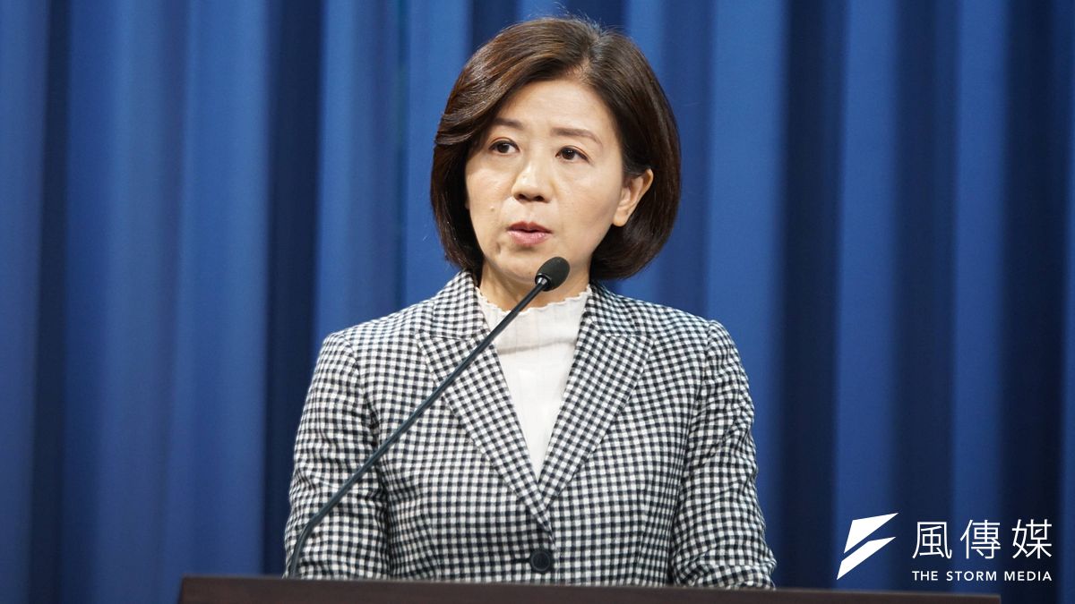 針對武漢台人包機爭議,文傳會代理主委王育敏5日強調,相關細節如旅客名單,國民黨並未介入。(盧逸峰攝) 針對武漢台人包機爭議,文傳會代理主委王育敏5日強調,相關細節如旅客名單,國民黨並未介入。(盧逸峰攝)