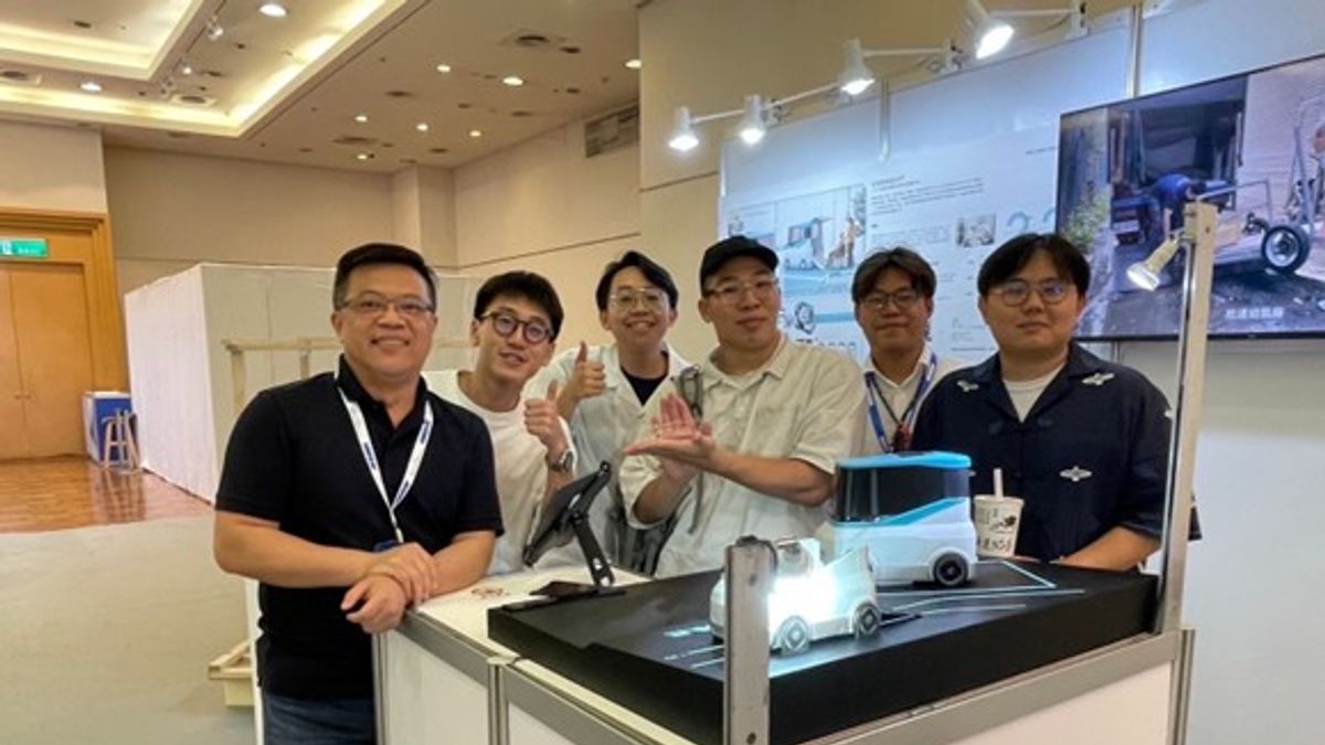 「AE66概念車設計團隊」由成功大學工業設計學系助理教授陳贊仁、林祐增同學、黃煒騰同學、李聖梧同學、李信恩同學、施皓嚴同學組成。(圖/國立成功大學工業設計學系提供) 「AE66概念車設計團隊」由成功大學工業設計學系助理教授陳贊仁、林祐增同學、黃煒騰同學、李聖梧同學、李信恩同學、施皓嚴同學組成。(圖/國立成功大學工業設計學系提供)