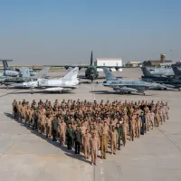 美軍集結10個中東國家舉行聯合軍演,並展示12款不同的現役軍機。(取自美軍DVIDS系統) 美軍集結10個中東國家舉行聯合軍演,並展示12款不同的現役軍機。(取自美軍DVIDS系統)