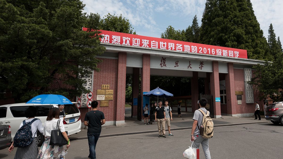 中國上海復旦大學。(資料照,美聯社) 中國上海復旦大學。(資料照,美聯社)