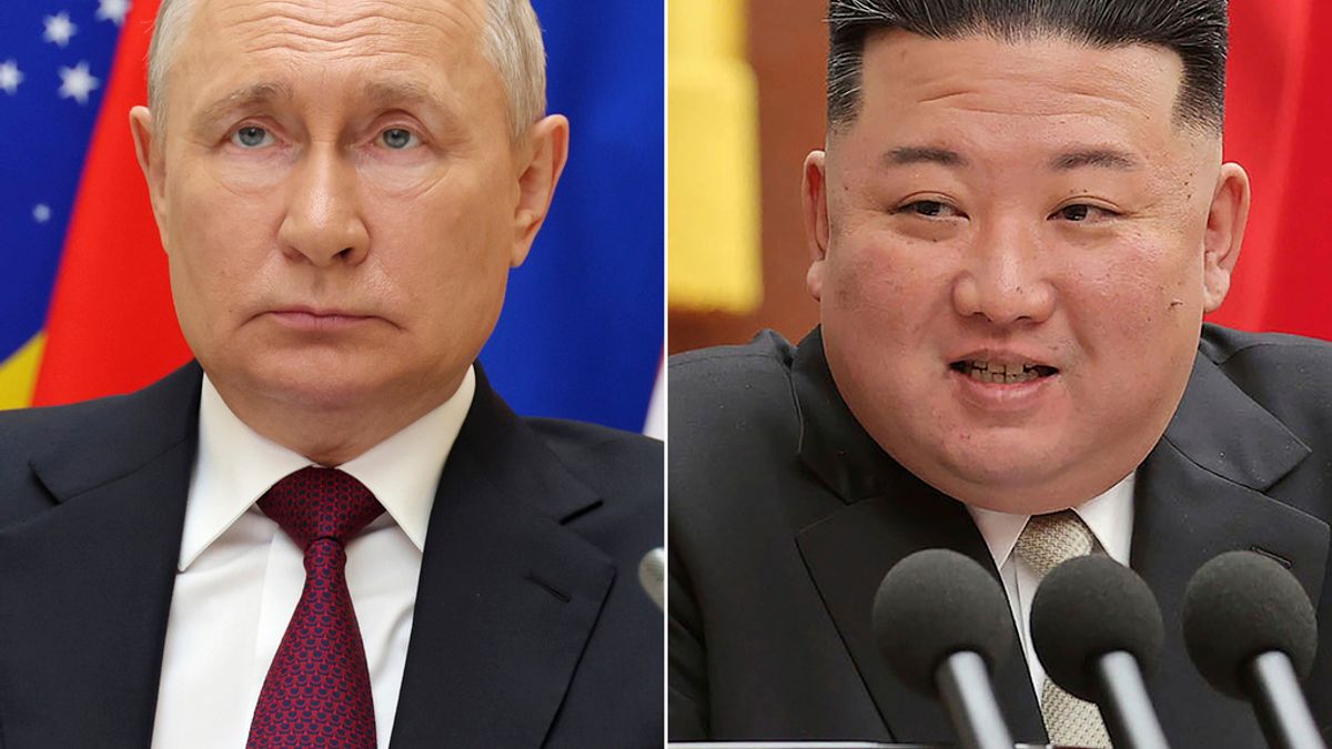 俄朝關係。俄羅斯總統普京與北韓領導人金正恩。(美聯社) 俄朝關係。俄羅斯總統普京與北韓領導人金正恩。(美聯社)