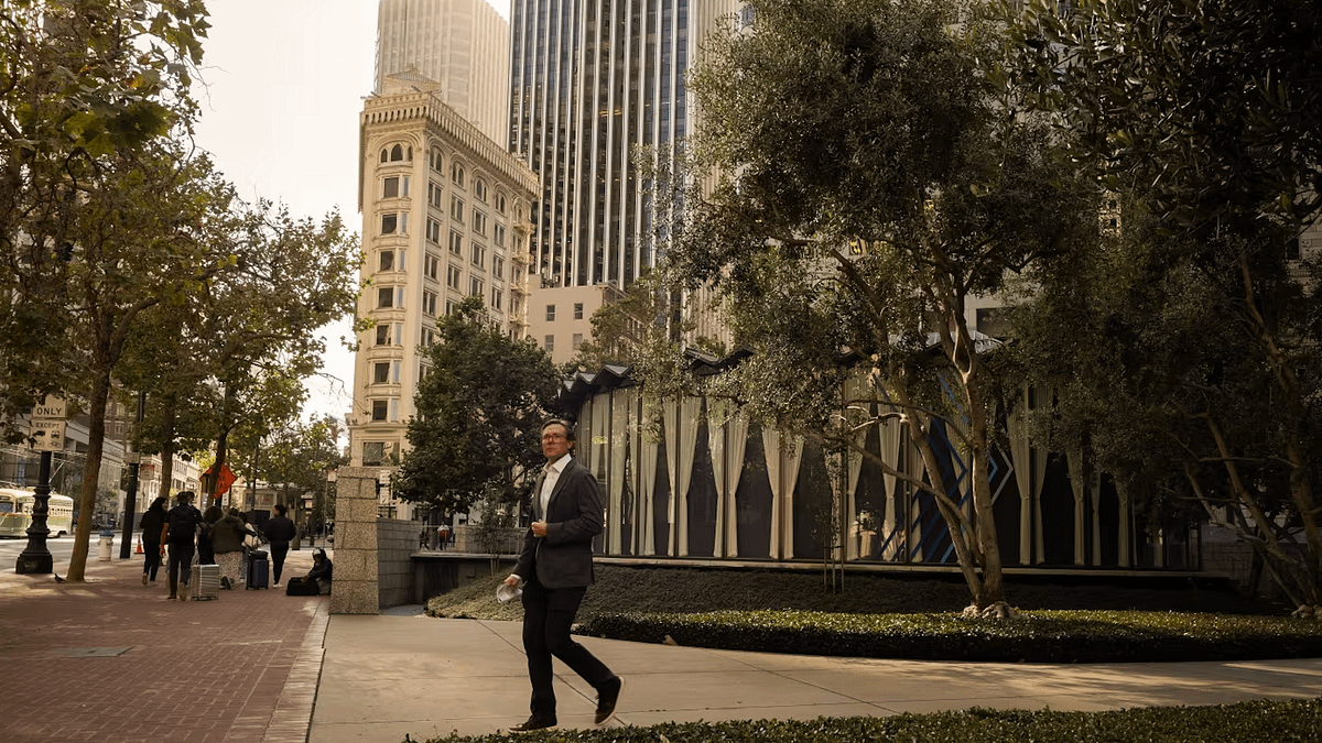 舊金山市區的上班族。(The Wall Street Journal) 舊金山市區的上班族。(The Wall Street Journal)