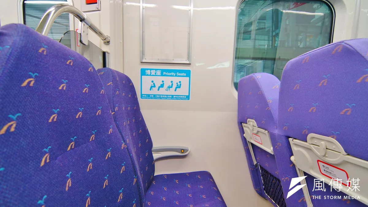 圖為桃捷博愛座。(資料照,盧逸峰攝)
