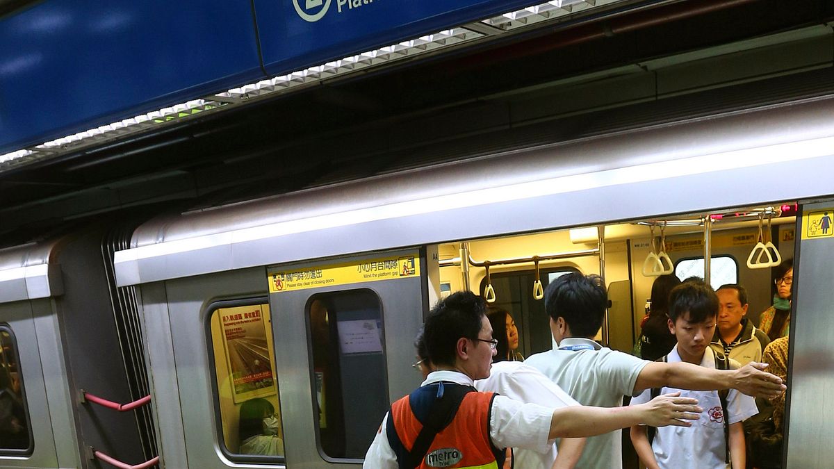 2014年5月21日發生台北捷運隨機殺人事件。(美聯社) 2014年5月21日發生台北捷運隨機殺人事件。(美聯社)