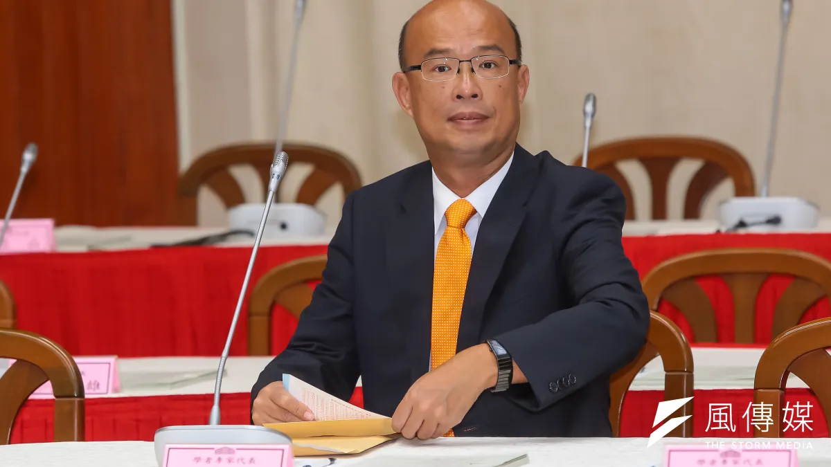 學者胡祖慶6日出席立法院召開司法院長、副院長被提名人公聽會。(顏麟宇攝)