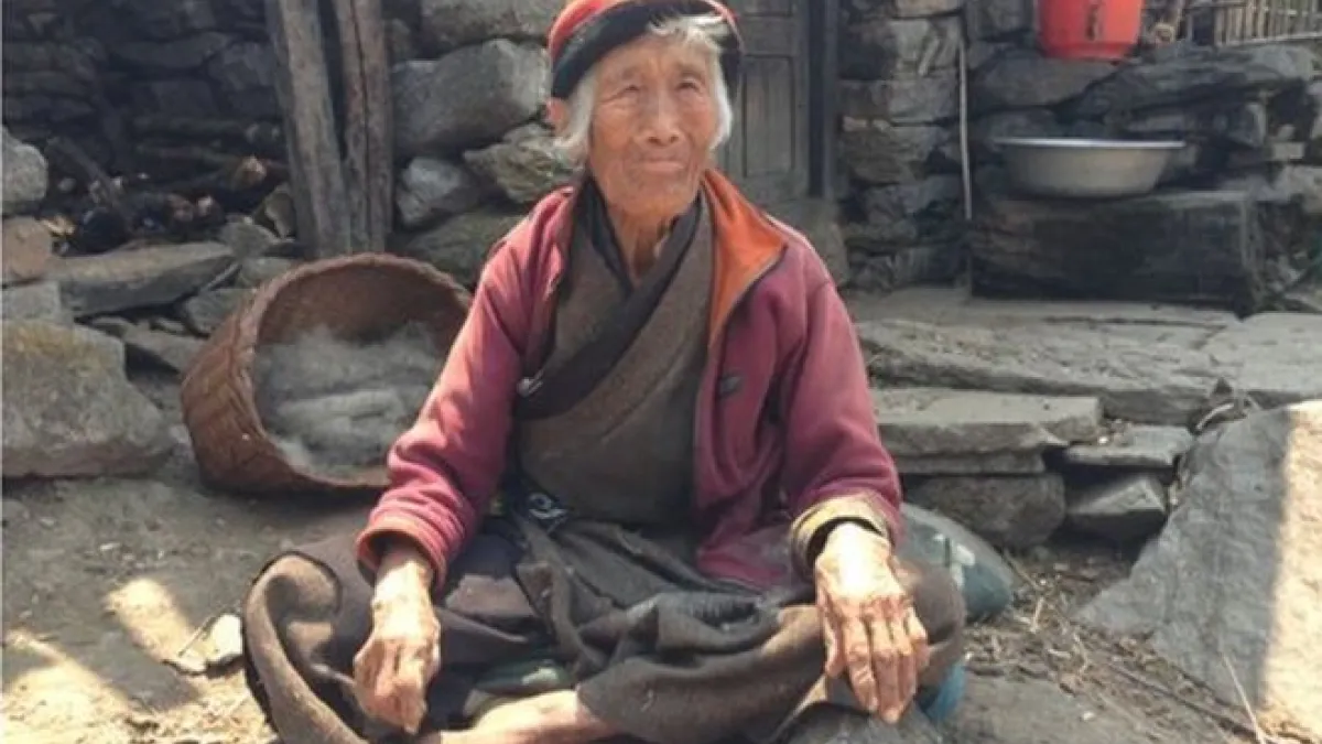 這位西藏難民的家現在已經夷為平地。(BBC中文網)