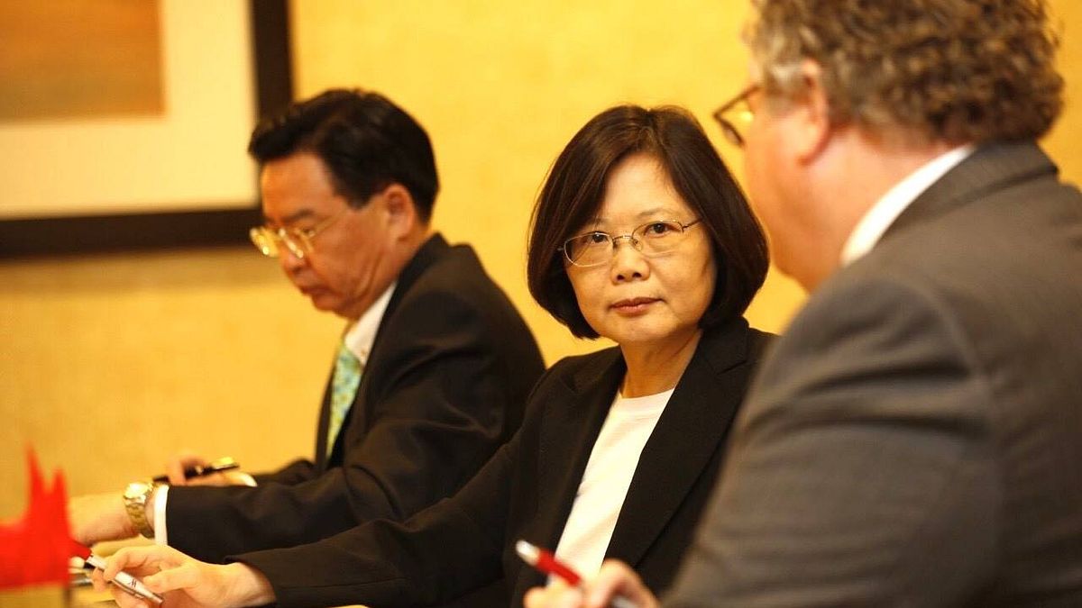 蔡英文「民主夥伴之旅」訪美行程。(取自蔡英文臉書) 蔡英文「民主夥伴之旅」訪美行程。(取自蔡英文臉書)