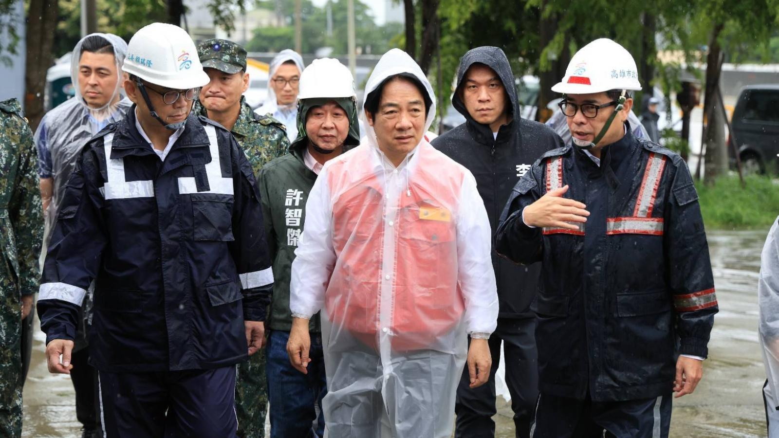 賴清德視察北高雄治水!陳其邁:中央地方攜手強化防洪韌性、持續補強治水缺口