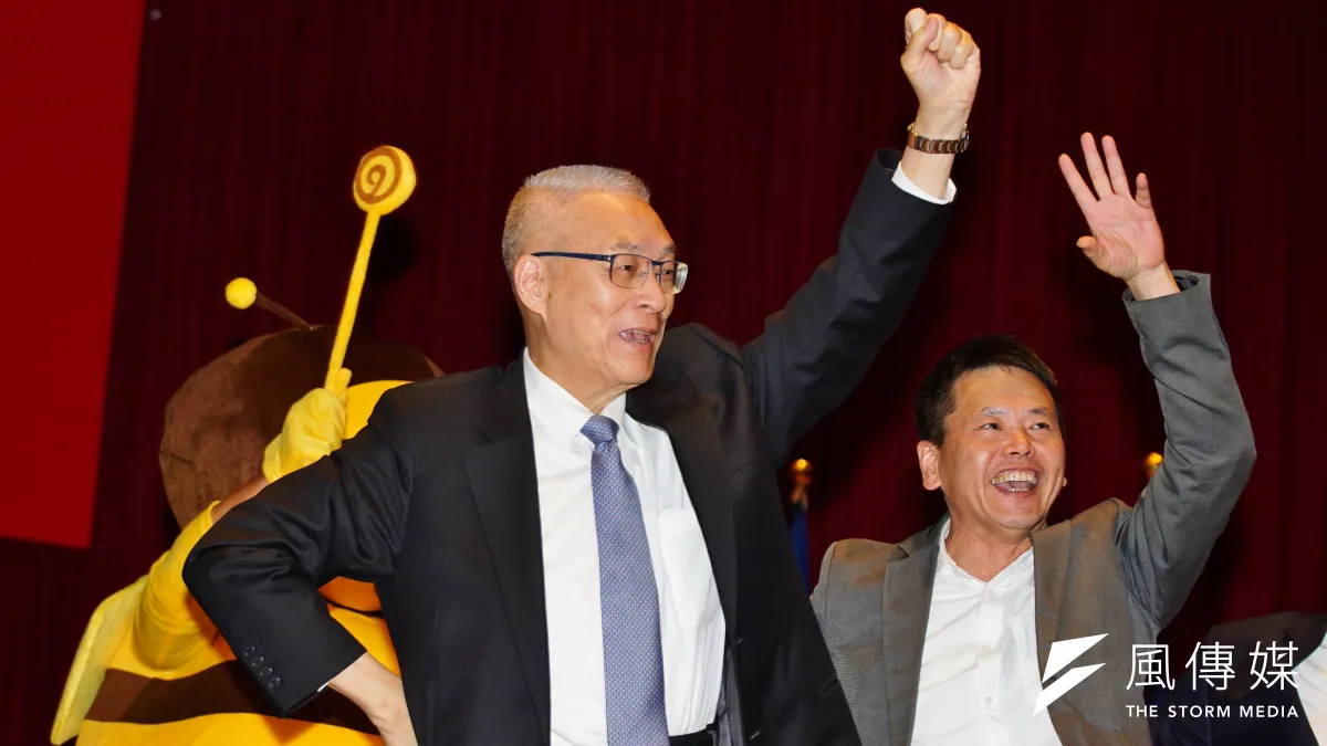 國民黨主席吳敦義看不出做為,基層發出另立共主之聲。(盧逸峰攝)