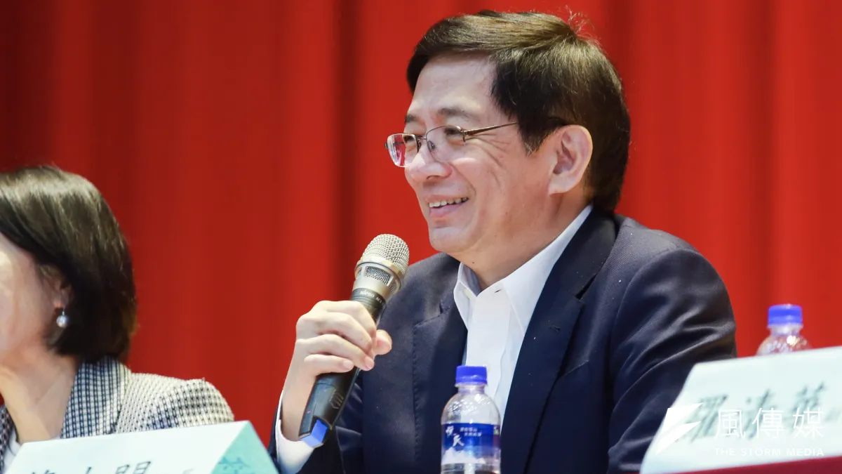 20190329-台大校長管中閔29日出席國立臺灣大學招生座談。(簡必丞攝)