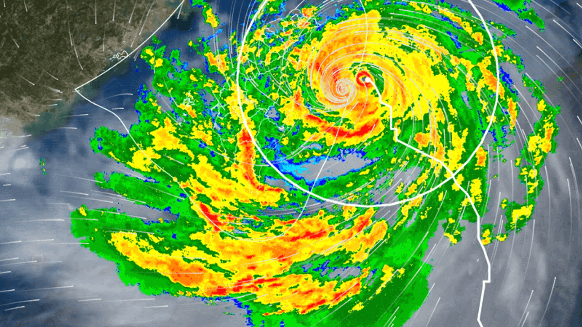 凱米颱風登陸台灣!全台將感受到明顯風雨。(圖/擷取自NCDR) 凱米颱風登陸台灣!全台將感受到明顯風雨。(圖/擷取自NCDR)
