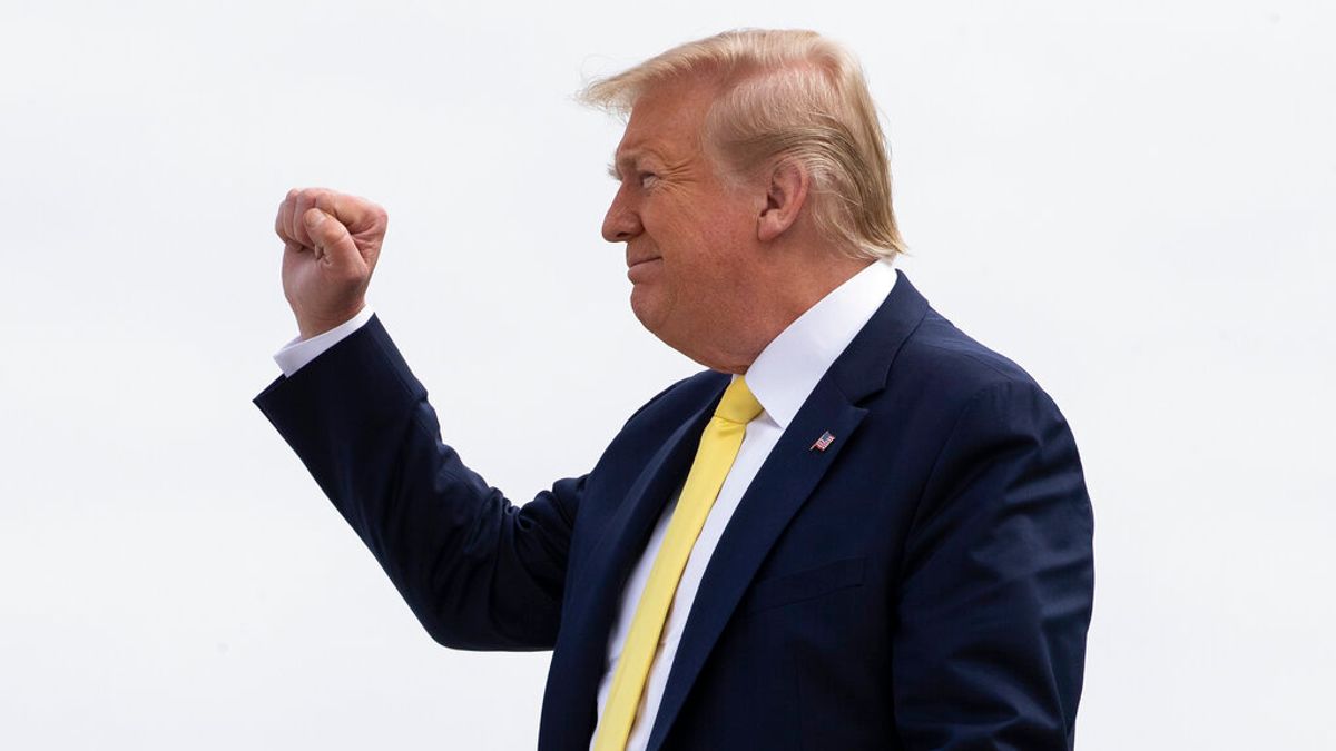 美國總統川普。(美聯社) 美國總統川普。(美聯社)