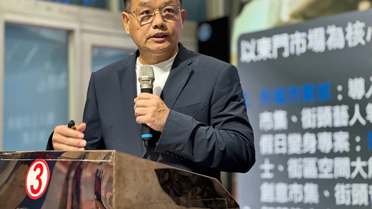 國民黨新竹市長候選人林耕仁提出舊城區活化三支箭,要讓舊城區風華再現。 (圖/林耕仁競選辦公室提供)