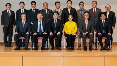 台積電慈善基金會攜手陽明交通大學、關渡醫院,前往台積電熊本廠座落的菊陽町,分享「企業x醫院/大學x社區」的健康長壽三角模式。(圖/台積電慈善基金會提供)