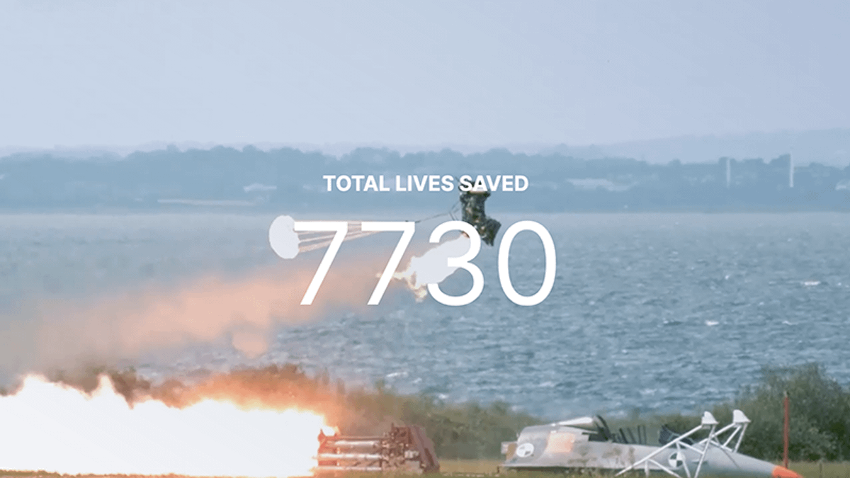 マーティン・ベーカー社公式サイト、データ更新 謝沛勳大尉が同社製射出座席で脱出成功した7,730人目のパイロットに (画像提供:マーティン・ベーカー社) マーティン・ベーカー社公式サイト、データ更新 謝沛勳大尉が同社製射出座席で脱出成功した7,730人目のパイロットに (画像提供:マーティン・ベーカー社)