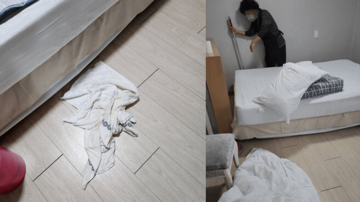 南韓大邱一名旅館業者控訴,近日有2名台灣旅客惡意在房內到處小便,導致旅館蒙受損失。(圖/翻攝自南韓論壇theqoo) 南韓大邱一名旅館業者控訴,近日有2名台灣旅客惡意在房內到處小便,導致旅館蒙受損失。(圖/翻攝自南韓論壇theqoo)