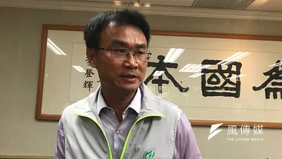 針對藍委質疑農委會編列千萬元預算買網軍,農委會主委陳吉仲14日公開否認網軍一說,澄清這是不實報導。(廖羿雯攝)