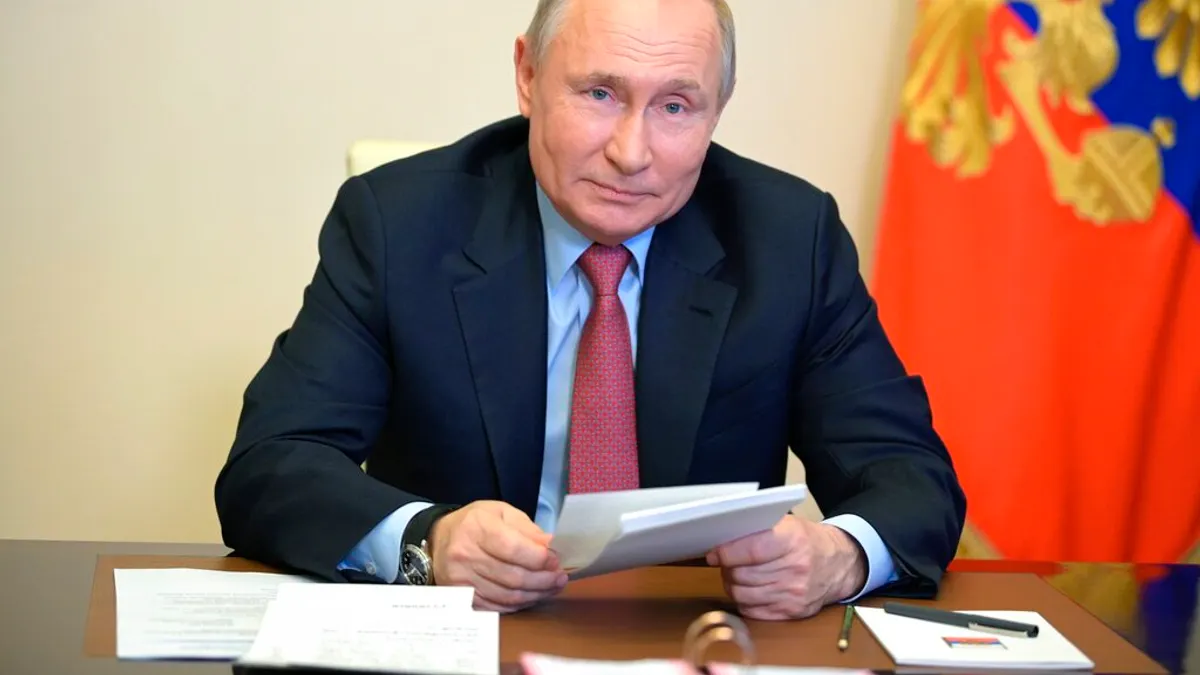 俄羅斯總統普京已宣布不會出席COP26。(資料照,美聯社)