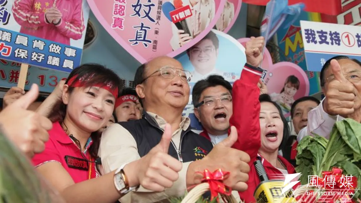 選舉最後關頭,尋求連任的台中市長胡志強呼籲支持者嚴防奧步。(資料照片,蕭德洪攝)